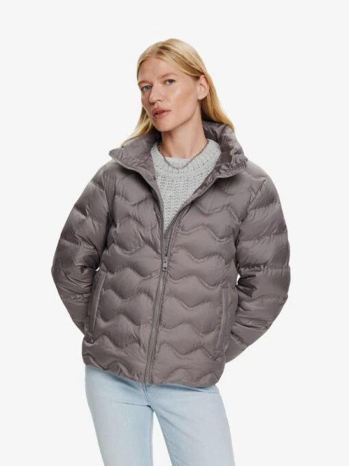 ESPRIT Tussenjassen Tussenjas Dames Stone Grey -Kledingwinkel e12a83739c51e4a9dd2c5aaa710774a7 scaled