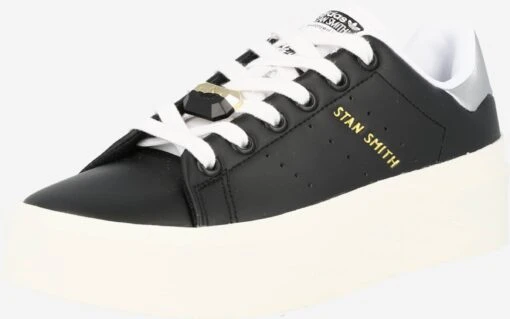 Adidas Originals Fashion Sneakers Sneakers Laag STAN SMITH BONEGA Dames Zwart -Kledingwinkel e21e276d7ec063add67fecfe384a576a