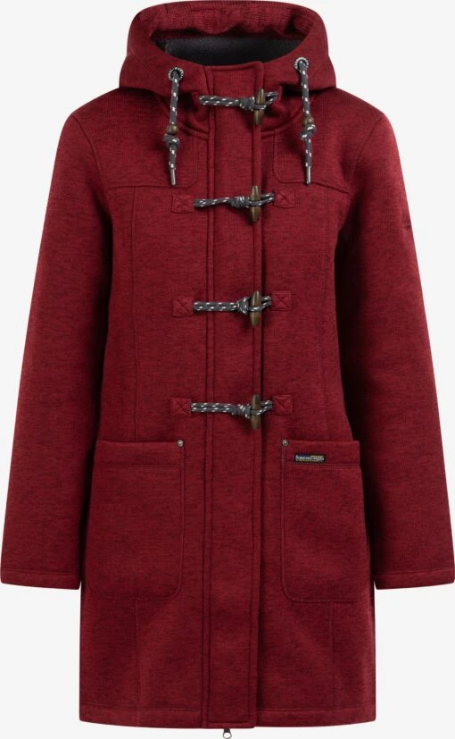 Schmuddelwedda Duffelcoats Tussenmantel Dames Merlot -Kledingwinkel e75b42f2c1cfe0fe96779192c9cbe883 scaled