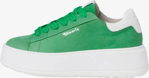 Tamaris Fashion Sneakers Sneakers Laag Dames Grasgroen -Kledingwinkel e905d20c906c10b82cc5c27e17cce3ec