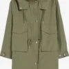 BERSHKA Parkas Tussenparka Dames Groen -Kledingwinkel ea3fefeea57c3d749c30dbdb0f228029