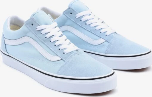 Vans Skate Sneakers Sneakers Laag Old Skool Dames Lichtblauw -Kledingwinkel ec0224372821f510f15577c4c21226cf