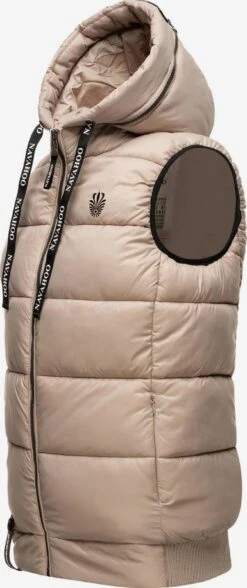 Navahoo Bodywarmers Bodywarmer Kassidy Dames Taupe -Kledingwinkel ecf2b81b9ce8832b17f5f37b77aac1cc