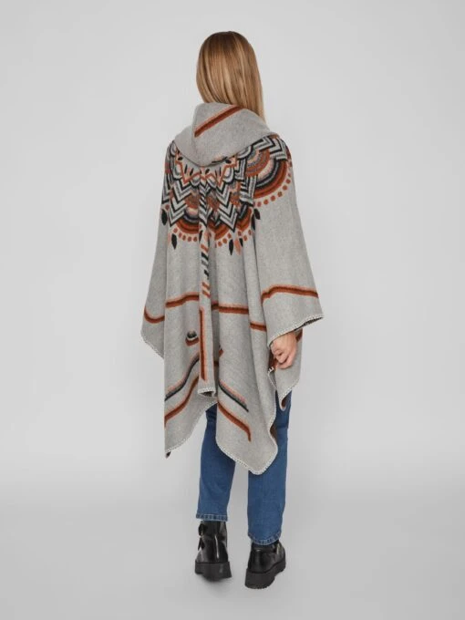 Vila Ponchos & Kimonos Cape Dames Lichtgrijs -Kledingwinkel ef47f12e0c925df22657c047e07b2cdf scaled