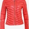 GIPSY Leren Jassen Tussenjas Dames Rood -Kledingwinkel efd0fb5030b767b83aaf20d481302928