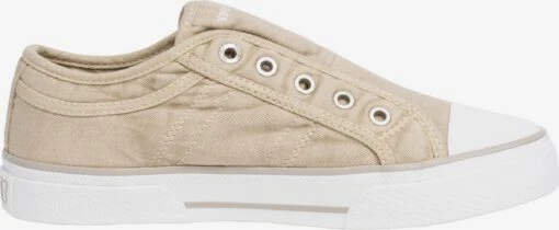 S.Oliver Slip-on Sneakers Slip-on Dames Beige -Kledingwinkel f31a6c63375d3e112815653cac8ee14b