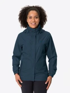 VAUDE Outdoor Jassen Functionele Jas Escape Light Dames Donkerblauw -Kledingwinkel f65632b1fcba6a310fb271b7dce360b0