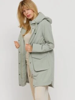 Regenjassen Tussenparka Marydale Dames Pastelgroen -Kledingwinkel fa427932f6b3f80fdc347c14a1400f04