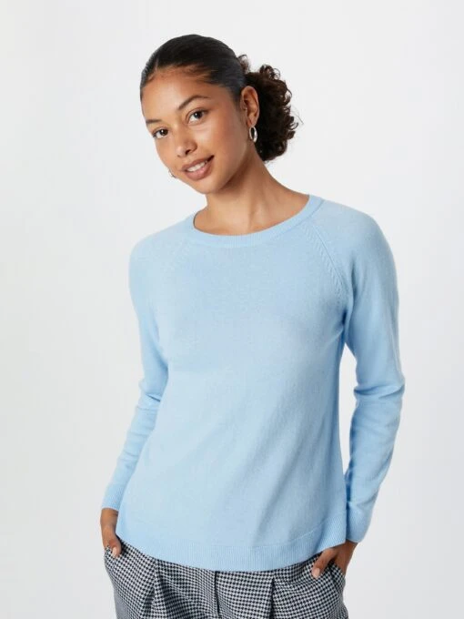 United Colors Of Benetton Basic Truien Trui Dames Lichtblauw -Kledingwinkel fe6b7871446524cc75e8ffea55a37716 scaled